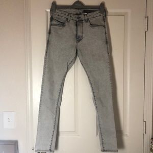 Light Grey Skinny Fit Denim